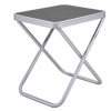Tablero para taburete plegable de camping.